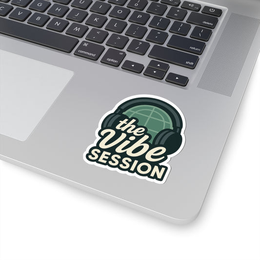 The Vibe Session Kiss-Cut Stickers - Perfect for Music Lovers and Laptop Decor