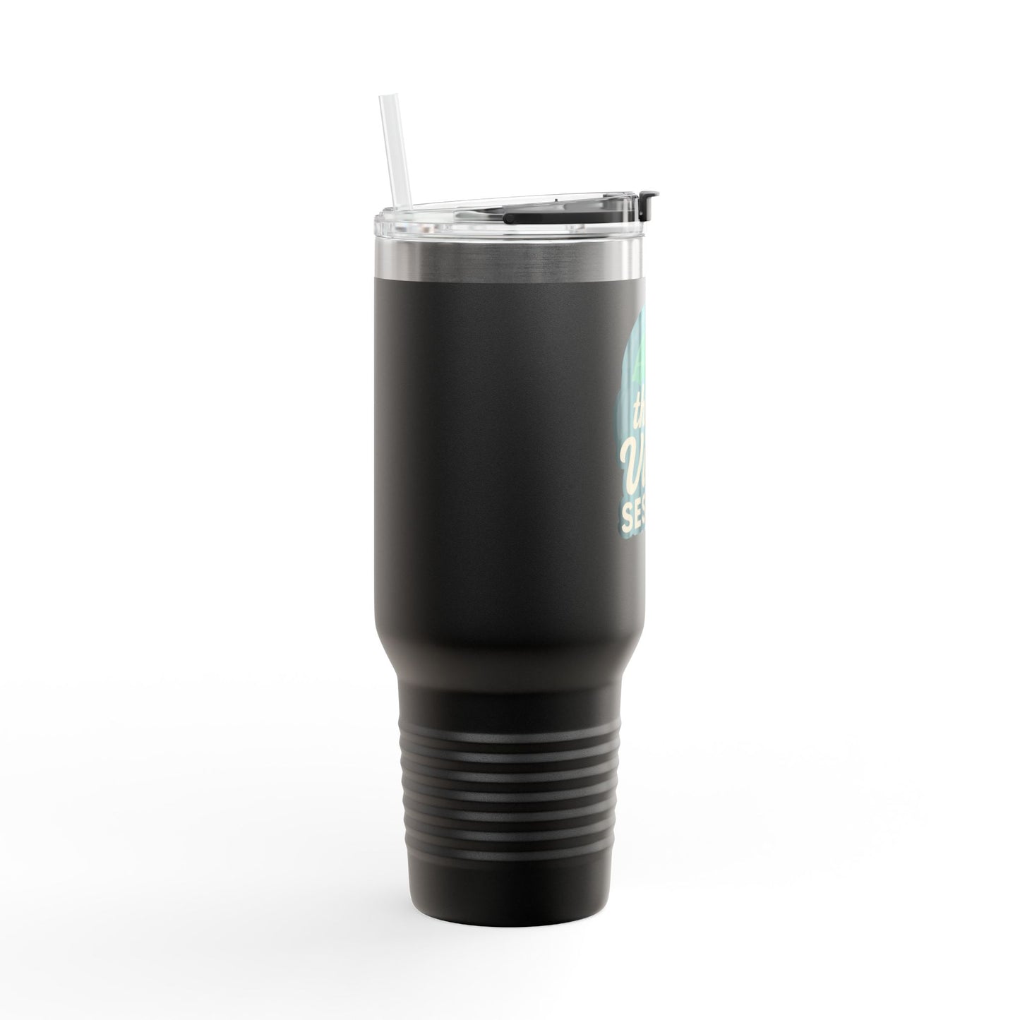 Vibe Session Insulated Travel Mug - 40oz, Travel Coffee Cup, Stainless Steel Mug, Personalized Gift, Music Lover Drinkware, Summer Hydration