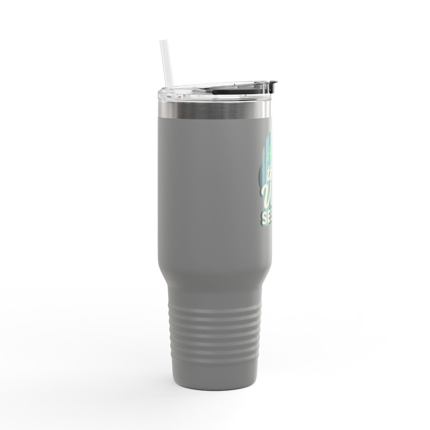 Vibe Session Insulated Travel Mug - 40oz, Travel Coffee Cup, Stainless Steel Mug, Personalized Gift, Music Lover Drinkware, Summer Hydration