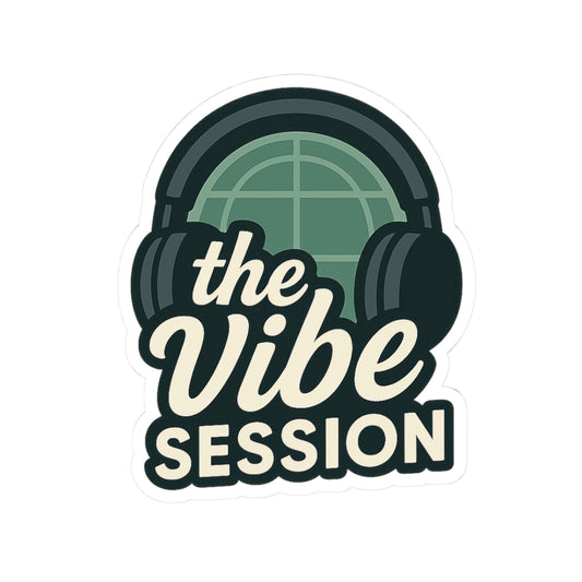 The Vibe Session Kiss-Cut Stickers - Perfect for Music Lovers and Laptop Decor